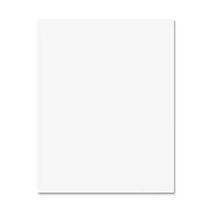 Secure Checkout Pacon 6-Ply Railroad Board, 22 x 28 Inches, White, 100 Sheets